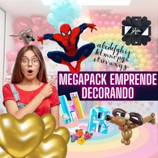 MEGAPACK DECORACIÓN DE FIESTAS INFANTILES